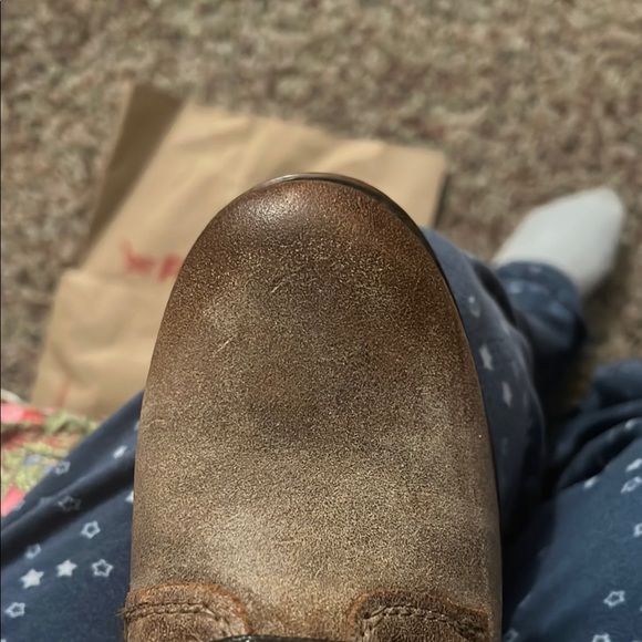 FRYE Female Brown Lace-Up Boots - Picture 7 of 7